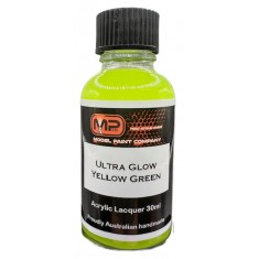 Acrylic Lacquer - Ultra Glow Yellow Green (30ml)