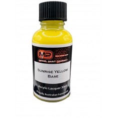 Acrylic Lacquer - Sunrise Yellow Base (30ml)