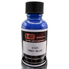 Acrylic Lacquer - CSX Rail - 7861 Blue (30ml)