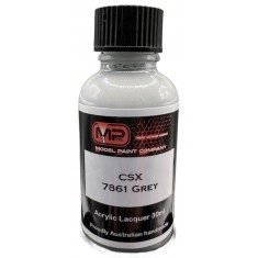 Acrylic Lacquer - CSX Rail - 7861 Grey (30ml)