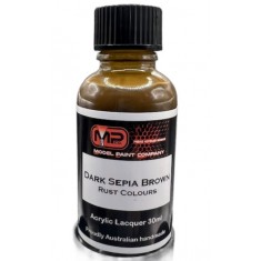 Acrylic Lacquer - Dark Sepia Brown (30ml)