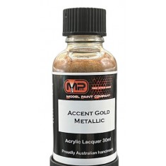 Acrylic Lacquer - Accent Gold Metallic (30ml)