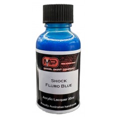 Acrylic Lacquer - Shock Fluro Blue (30ml)