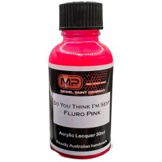 Acrylic Lacquer - Do You Think I'm Sexy Fluro Pink (30ml)