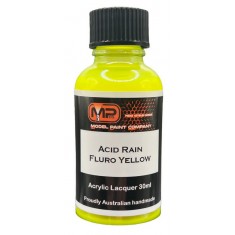 Acrylic Lacquer - Acid Rain Fluro Yellow (30ml)