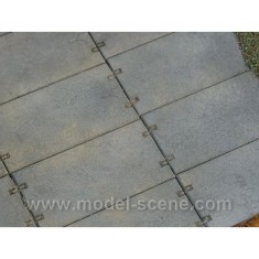 1/120 Concrete Panels Type II. (25.5mm x 12.5mm)