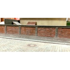 TT Scale Brick Wall/Fence (Height approx. 19 mm)