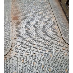 HO Cobblestone Road - T-Junction