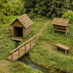 HO Scale Scenic Structure - Forest Stand