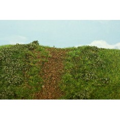 [Premium Line] Grass Mat - Embankment, Early Summer (Size: 18x28cm / 7"x11")