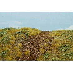 [Premium Line] Grass Mat - Embankment, Late Summer (Size: 18x28cm / 7"x11")