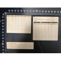 1/32, 1/35 Wooden Fence Type - 1 (laser cut, 2 sheets)