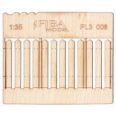 1/32, 1/35 Wooden Fence Type - 8 (laser cut, 2 sheets)