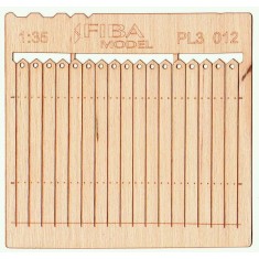 1/32, 1/35 Wooden Fence Type - 12 (laser cut, 2 sheets)