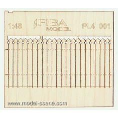 1/48 Decorative European Wooden Fence (2 sheets)