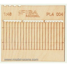 1/48 Saw Toothed Privacy Fence (2 sheets)