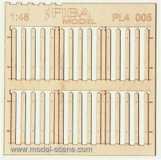 1/48 Picket Fence - Medium Plank (2 sheets)