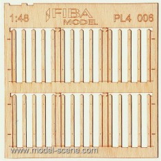 1/48 Picket Fence - Narrow Plank (2 sheets)