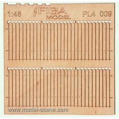1/48 Stockade (Short) Fence (2 sheets)