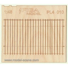 1/48 Straight Cut Privacy Fence (2 sheets)