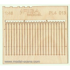 1/48 Decorative European Wooden Fence (2 sheets)