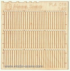 1/48 Stockade Privacy Fence (2 sheets)