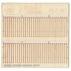 1/72 Decorative European Wooden Fence (2 sheets)