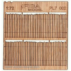 1/72 Rough Cut Cedar Privacy Fence I (2 sheets)