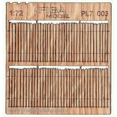 1/72 Rough Cut Cedar Privacy Fence II (2 sheets)