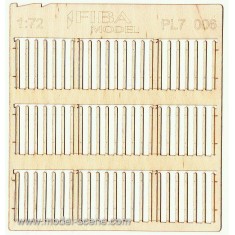 1/72 Picket Fence - Narrow Plank (2 sheets)