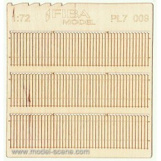 1/72 Stockade (Short) Fence (2 sheets)