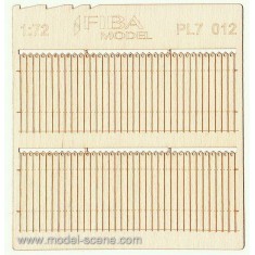 1/72 Decorative European Wooden Fence (2 sheets)
