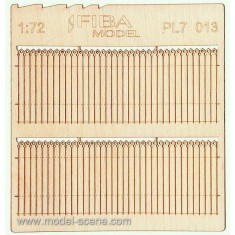 1/72 Decorative European Wooden Fence (2 sheets)