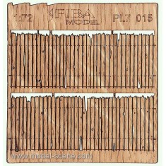1/72 Wooden Fence Rotten (2 sheets)