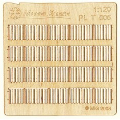 1/120 Picket Fence - Medium Plank Type 5