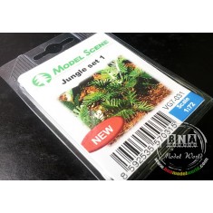 1/72, 1/87 Jungle Set 1 (2 Laser-cut Paper Sheets)