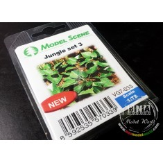 1/72, 1/87 Jungle Set 3 (2 Laser-cut Paper Sheets)