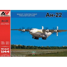 1/144 Antonov An-22 Heavy Turboprop Transport Airliner