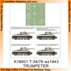 1/16 T-34/76 wz.1943 Paint Mask for Trumpeter (Insignia Masks)