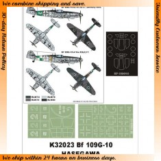 1/32 Bf-109G-10 Paint Mask for Hasegawa (Canopy Masks + Insignia Masks)
