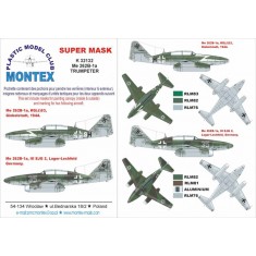 1/32 Me-262B Paint Mask for Trumpeter (Canopy Masks + Insignia Masks)