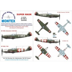 1/32 Messerschmitt Bf 109E-3 Paint Mask Vol.1 for Eduard (Canopy Masks + Insignia Masks)