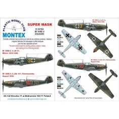 1/32 Messerschmitt Bf 109E-3 Paint Mask Vol.2 for Eduard (Canopy Masks + Insignia Masks)