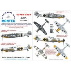1/32 Messerschmitt Bf 109G-6 Paint Mask Vol.5 for Hasegawa (Canopy Masks + Insignia Masks)