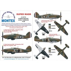 1/32 Hurricane I Early Canopy Masks + Insignia Masks Vol.2 for Pacific Coast Models
