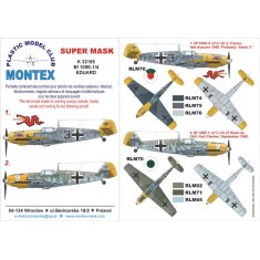 1/32 Messerschmitt Bf 109E-1/4 Canopy Masks + Insignia Masks + Decals for Eduard