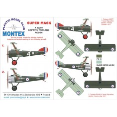 1/32 Sopwith Triplane Paint Mask Vol.1 for Roden (Insignia Masks)