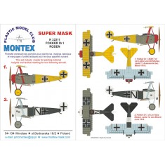 1/32 Fokker Dr.I Paint Mask Vol.1 for Roden (Insignia Masks)