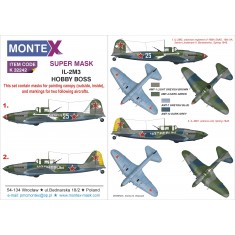 1/32 IL-2M3 Sturmovik Paint Mask Vol.1 for HobbyBoss kit