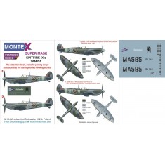 1/32 Spitfire Mk.IXc Paint Mask for Tamiya kit (Canopy Masks + Insignia Masks + Decals)